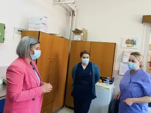 Εύη Πρωίου – Επίσκεψη στο νοσοκομείο Κοζάνης