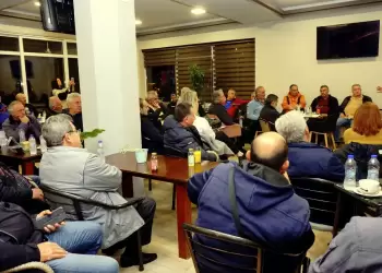 Π. Κουκουλόπουλος, στα Καραγιάννια: Δεν θα επιτρέψουμε στη Ν.Δ. να μετατρέψει τον τόπο μας σε πρίζα για Φωτοβολταϊκά.  