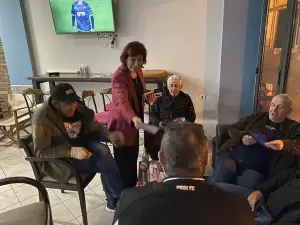 Η Παρασκευή Βρυζίδου στα Σέρβια, το Βελβεντό, στα Ίμερα και στα χωριά της Ελίμειας