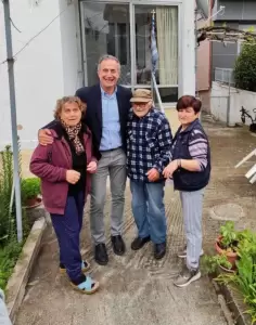 Περιοδεία  του Στάθη Κωνσταντινίδη στα χωριά Πετρανά, Χαραυγή, Κοίλα, Μαυροδένδρι και Ποντοκώμη