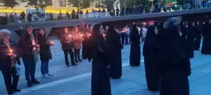 Ρίγη συγκίνησης στην κεντρική πλατεία Κοζάνης