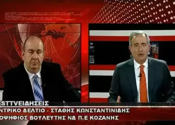Ο Στάθης Κωνσταντινίδης στο Δελτίο Ειδήσεων του West