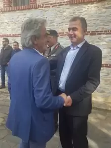 Στο μνημόσυνο των 331 αδικοχαμένων ψυχών από τα γερμανικά κατοχικά στρατεύματα, O Ισαάκ Νικολαΐδης