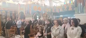 Θεία λειτουργία στον Ιερό Ναό Αγίων Κωνσταντίνου και Ελένης Μαυροδενδρίου