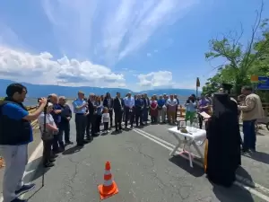 Άνοιξε η γέφυρα των Σερβίων…. τελέστηκε και αγιασμός.