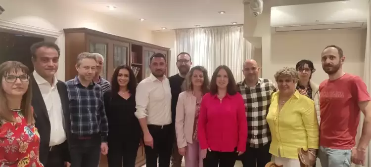 Αντιπροσωπεία του ΣΥΡΙΖΑ με τους εμπορικούς συλλόγους Κοζάνης και Πτολεμαΐδας