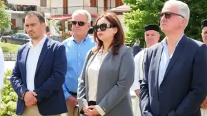 Ο Δήμαρχος Γρεβενών Γιώργος Δασταμάνης στην εκδήλωση για την Μάχη του Σπηλαίου