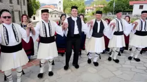 Ο Δήμαρχος Γρεβενών Γιώργος Δασταμάνης στην εκδήλωση για την Μάχη του Σπηλαίου