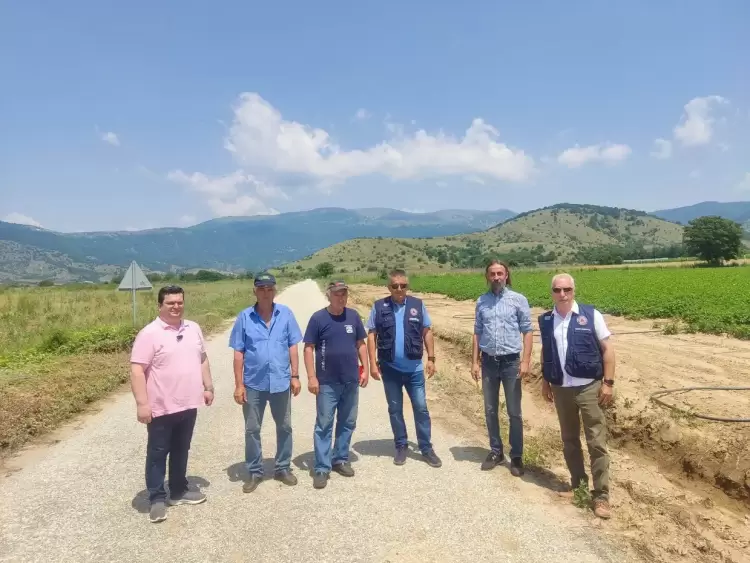 Επίσκεψη του Αντιπεριφερειάρχη Πολιτικής Προστασίας Θωμά Μάνου στα αποστραγγιστικά έργα στην Τ.Κ. Βασιλειάδας