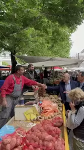 Μιχάλης Παπαδόπουλος: Στη Λαϊκή αγορά της Κοζάνης συζητώντας με παραγωγούς εμπόρους και πολίτες
