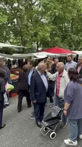 Μιχάλης Παπαδόπουλος: Στη Λαϊκή αγορά της Κοζάνης συζητώντας με παραγωγούς εμπόρους και πολίτες