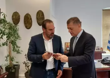 Ο Υπουργός Εθνικής Άμυνας Αλκιβιάδης Στεφανής στη Φλώρινα