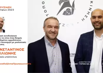 Ανακοίνωση υποψηφιότητας του Κώστα Μπιλιώνη με τη Δημοτική Κίνηση “Κοζάνη – Τόπος να Ζεις”