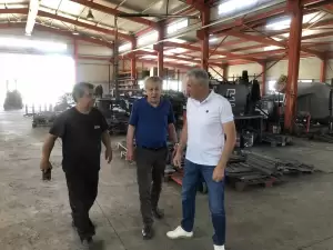 Επίσκεψη των Αντιπεριφερειαρχών Bαβλιάρα, Δαδαμόγια, Μακρυγιάννη, σε επιχειρήσεις του Δήμου Σερβίων