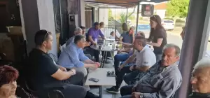 Tελετή  Αγιασμού του εκλογικού κέντρου του συνδυασμού «Πορεία Δημιουργίας»