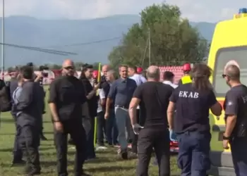 Έφτασε στην Καρδίτσα ο Κυριάκος Μητσοτάκης