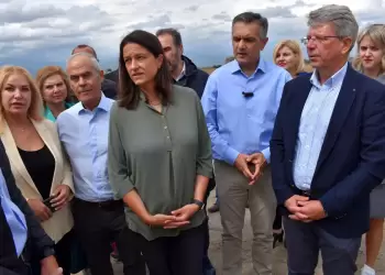 Επίσκεψη Κυβερνητικού Κλιμακίου στην Π.Ε. Φλώρινας με επικεφαλής την  Υπουργό Εσωτερικών Νίκη Κεραμέως