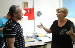 Επίσκεψη του υποψήφιου Δημάρχου Κοζάνης Χάρη Κουζιάκη στο  “Μαμάτσειο” Γενικό Νοσοκομείο  Κοζάνης,  σε Δήμο και  σε ΟΑΕΔ