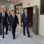 Ο Περιφερειάρχης Δυτικής Μακεδονίας Γιώργος Κασαπίδης, με τον Πρέσβη της Λαϊκής Δημοκρατίας της Κίνας, Xiao Junzheng