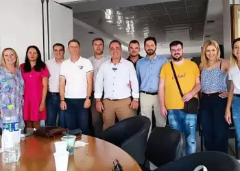 Ο υποψήφιος Δήμαρχος Κοκκαλιάρης Ιωάννης, σε επισκέψεις σε φορείς και υπηρεσίες του Δήμου Κοζάνης.