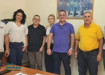 Ο Υποψήφιος Δήμαρχος Κοζάνης, Γιάννης Κοκκαλιάρης Επισκέφθηκε Το Εργατικό Κέντρο Κοζάνης