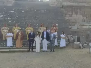 H Πολυνίκη Σιδερίδου, φοιτήτρια από την Κοζάνη, έδωσε τον όρκο του Ιπποκράτη στο Aσκληπιείο της Κω