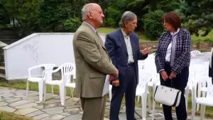 Η Γεωργία Ζεμπιλιάδου στην εκδήλωση τιμής και μνήμης του Μακεδονικού αγώνα.