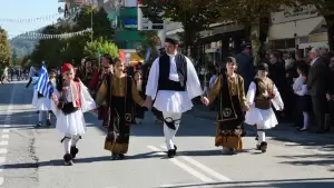 Με ιδιαίτερη λαμπρότητα ο εορτασμός των 111ων Ελευθερίων των Γρεβενών Με ιδιαίτερη λαμπρότητα ο εορτασμός των 111ων Ελευθερίων των Γρεβενών