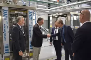 Στην τελετή των εγκαινίων του εργοστασίου ΕΛΤΕΚ στα Γρεβενά παρευρέθηκε ο Περιφερειάρχης Δυτικής Μακεδονίας Γ. Κασαπίδης