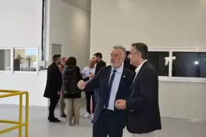 Στην τελετή των εγκαινίων του εργοστασίου ΕΛΤΕΚ στα Γρεβενά παρευρέθηκε ο Περιφερειάρχης Δυτικής Μακεδονίας Γ. Κασαπίδης