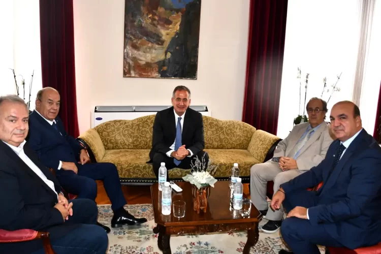 Συνάντηση Του Υφυπουργού Μακεδονίας Και Θράκης, Κ. Στάθη Κωνσταντινίδη Με Τον Πρόεδρο Του Εβεθ Και Της Κεεε Κ. Γιάννη Μασούτη