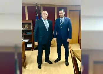 O βουλευτής Κοζάνης Μιχάλης Παπαδόπουλος επισκέφτηκε  τον  Υφυπουργό Ψηφιακής Διακυβέρνησης Κωνσταντίνο Κυρανάκη