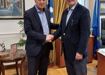 Συνάντηση του Γραμματέα Αποκεντρωμένης Διοίκησης Σεραφείμ Λιάπη με το νέο Περιφερειάρχη Δυτικής Μακεδονίας Γιώργο Αμανατίδη