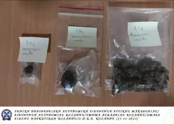 Συνελήφθη 20χρονος στην Κοζάνη για κατοχή ναρκωτικών ουσιών