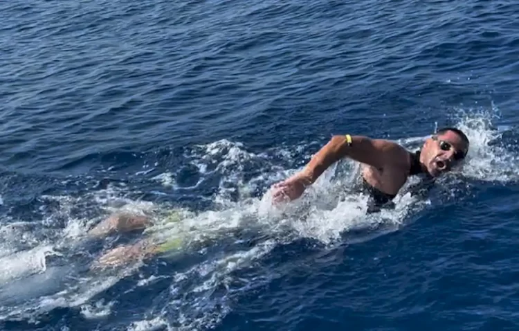 Ταϊγανίδης: Ο Έλληνας Φελπς, Άφησε Τον Φόβο Στην Άκρη Και Κολύμπησε 250Χλμ!