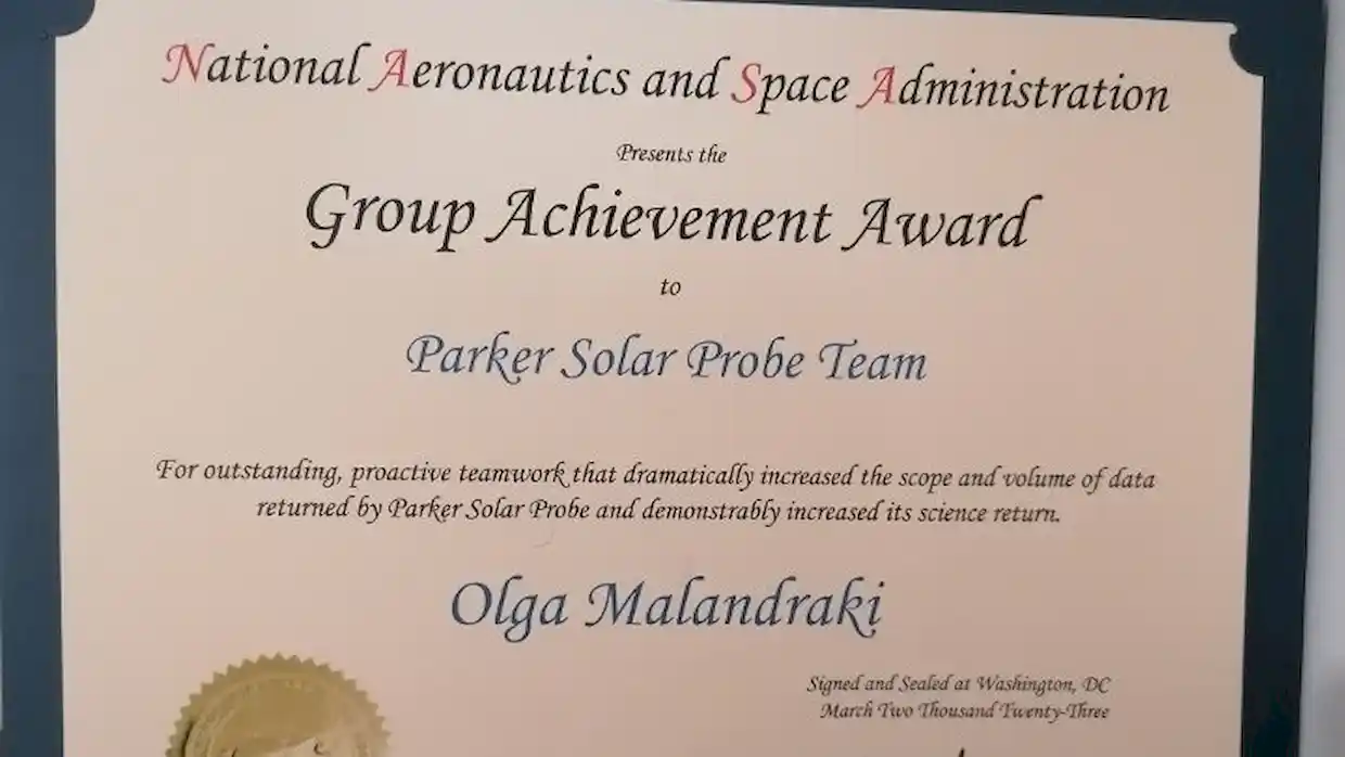 Βραβείο Από Τη Νasa Σε Ελληνίδα Ερευνήτρια Φυσικής Διαστήματος Για Την Έρευνα Των Μυστηρίων Του Ήλιου