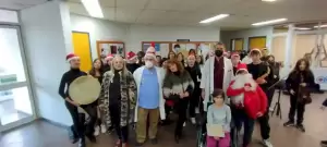 Έψαλαν τα κάλαντα στον Δήμαρχο Εορδαίας