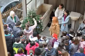 Στολισμός  χριστουγεννιάτικου δέντρου της Αρχαιολογικής Συλλογής Κοζάνης