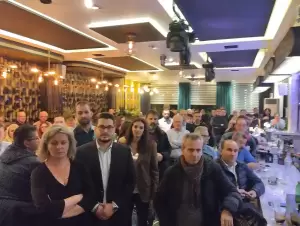 Εκδήλωση για την κοπή πίτας του ΠΑΣΟΚ Κοζάνης παρουσία του Κώστα Σκανδαλίδη