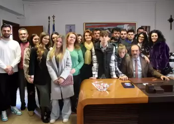 Πρωτοχρονιάτικες ευχές, δέχτηκε στο γραφείο του ο Αντιπεριφερειάρχης Φλώρινας Αθανάσιος Τάσκας