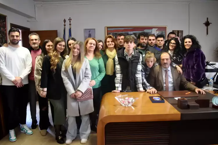 Πρωτοχρονιάτικες ευχές, δέχτηκε στο γραφείο του ο Αντιπεριφερειάρχης Φλώρινας Αθανάσιος Τάσκας