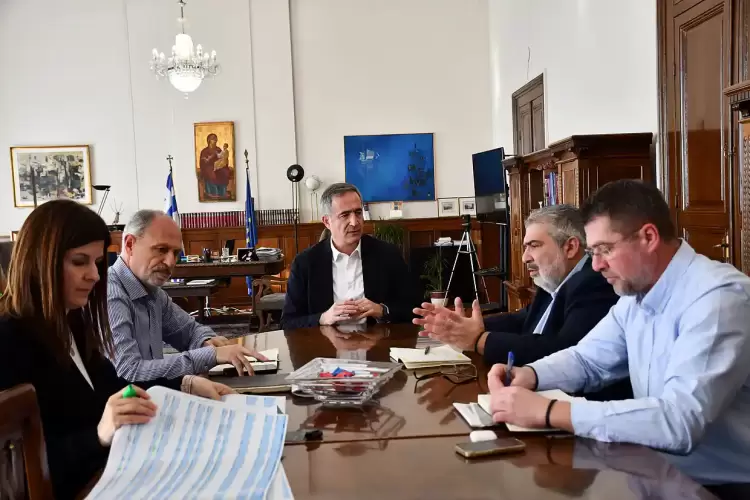 Συνάντηση του Υφυπουργού Μακεδονίας και Θράκης με τον Δήμαρχο Εορδαίας στο Διοικητήριο