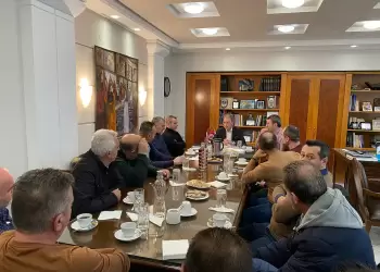 Συσκέψεις του Περιφερειάρχη Γιώργου Αμανατίδη στην Καστοριά