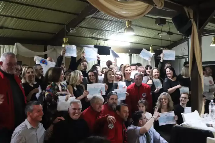 Η Ελληνική Ομάδα Διάσωσης (ΕΟΔ) του Νομού μας έκοψε την παραδοσιακή πίτα