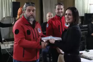 Η Ελληνική Ομάδα Διάσωσης (ΕΟΔ) του Νομού μας έκοψε την παραδοσιακή πίτα