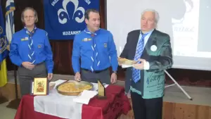 Κοπή πίτας για τους προσκόπους