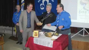 Κοπή πίτας για τους προσκόπους