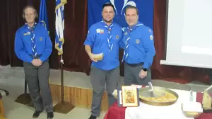 Κοπή πίτας για τους προσκόπους