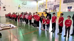 Ο Μητροπολίτης Φλωρίνης Πρεσπών και Εορδαίας κ. Ειρηναίος ευλόγησε τη βασιλόπιτα των τμημάτων Χάντμπολ του Αμύντα Αμυνταίου