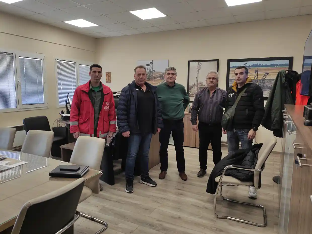 Τα εύσημα στους εργαζόμενους της ΔΕΗ για την διασύνδεση του Ορυχείου με την Μονάδα της Πτολεμαΐδας v